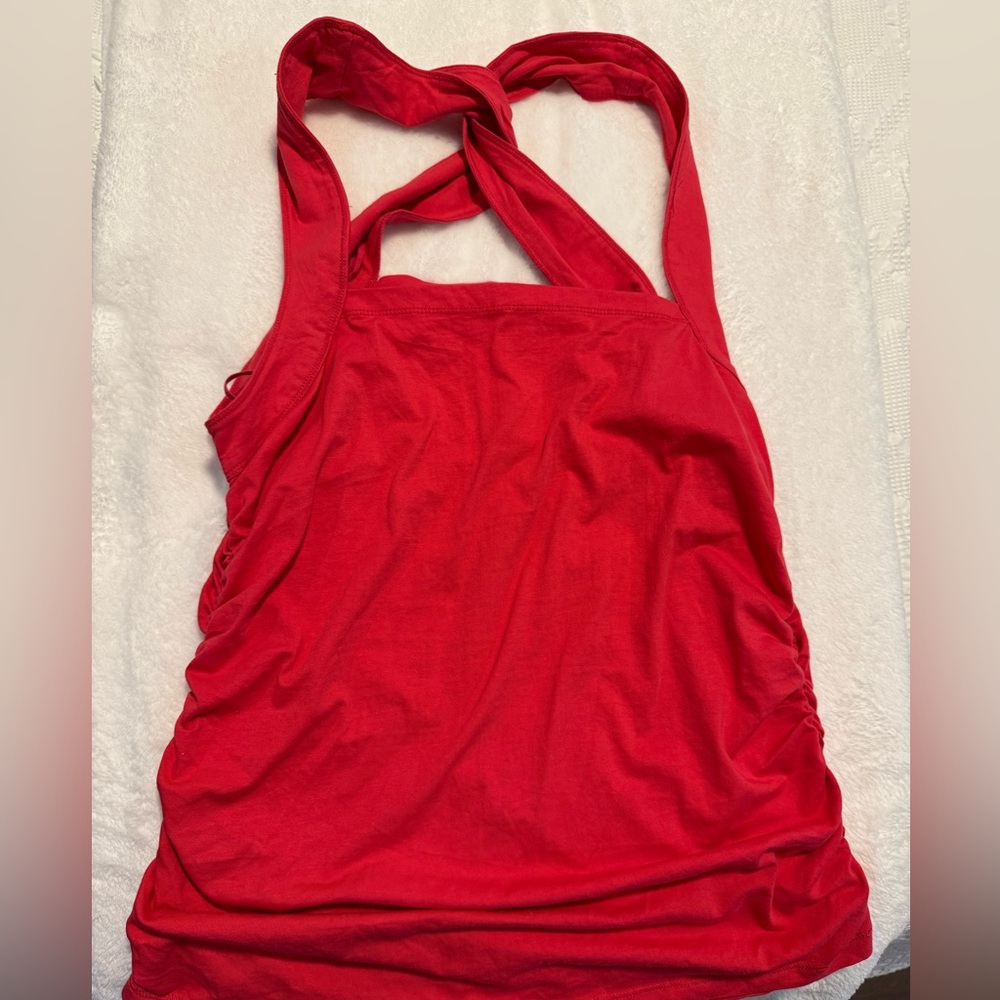 Pilcro Ruched Halter Tube Top